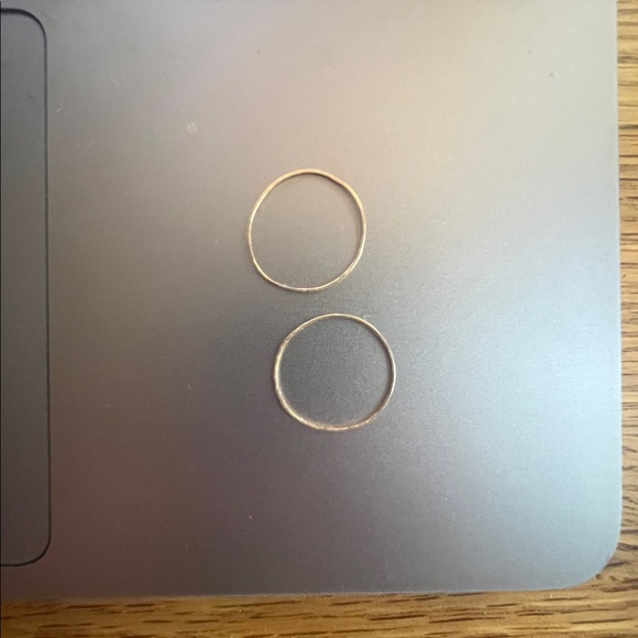 2 Catbird Threadbare Stacking Rings - Picture 3 of 3